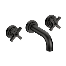 LANDMARK PURE 3TH WALL BASIN MIXER 140MM CROSS HANDLE