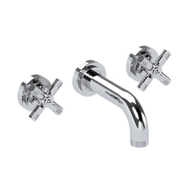 LANDMARK INDUSTRIAL 3TH WALL BASIN MIXER 140MM CROSS HANDLE