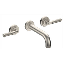 LANDMARK INDUSTRIAL 3TH WALL BASIN MIXER 180MM LEVER HANDLE CHROME