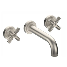 LANDMARK INDUSTRIAL 3TH WALL BASIN MIXER 180MM CROSS HANDLE