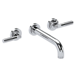 LANDMARK INDUSTRIAL 3TH WALL BASIN MIXER 210MM LEVER HANDLE
