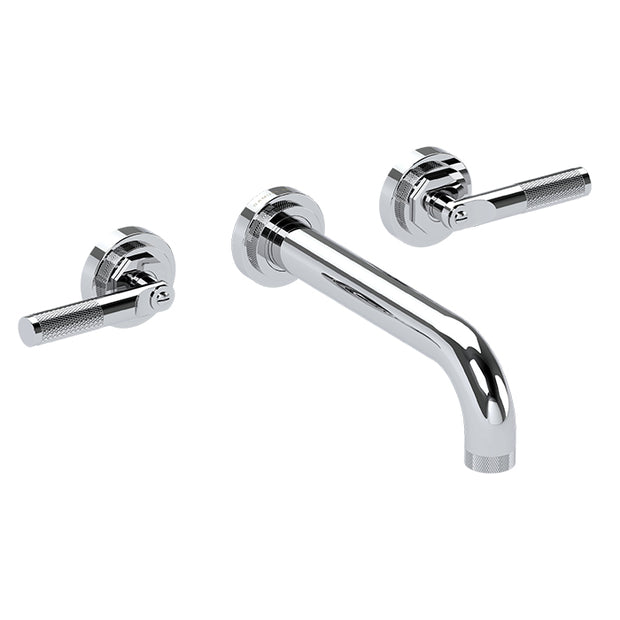 LANDMARK INDUSTRIAL 3TH WALL BASIN MIXER 210MM LEVER HANDLE