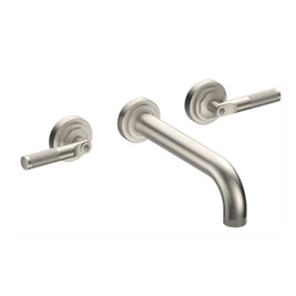 LANDMARK INDUSTRIAL 3TH WALL BASIN MIXER 210MM LEVER HANDLE