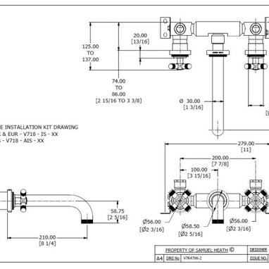 LANDMARK INDUSTRIAL WALL MOUNT BATH FILLER