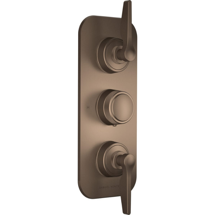 ONE HUNDRED THERMOSTATIC SHOWER MIXER 2 OUTLET HANDLE