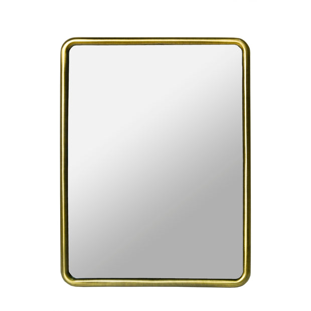 WILSON MIRROR METAL/GLASS 160X207MM ANTIQUE BRASS