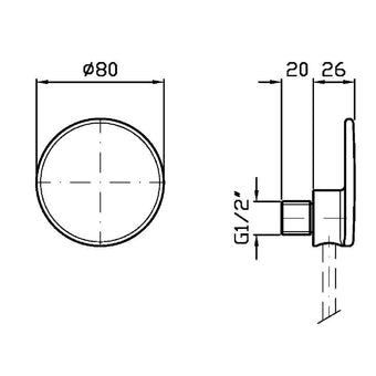 Water Candy Wall Support for Hand Shower