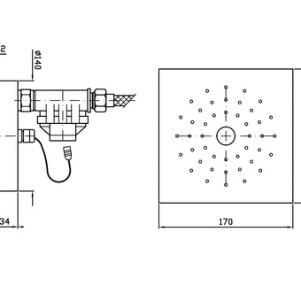 ZUCCHETTI MULTIFUNCTION SHOWER HEAD
