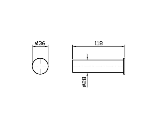 ISY22 TOILET ROLL HOLDER