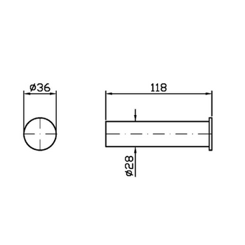 ISY22 TOILET ROLL HOLDER