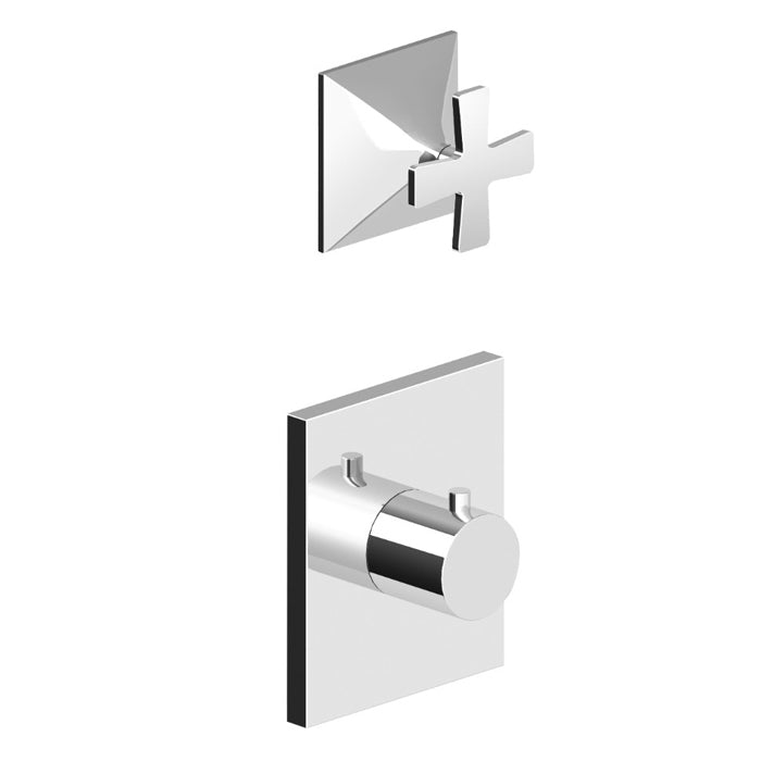 BELLAGIO CROSS TOP THERMOSTATIC MIXER LEVER 1 X STOP TAP TRIMSET