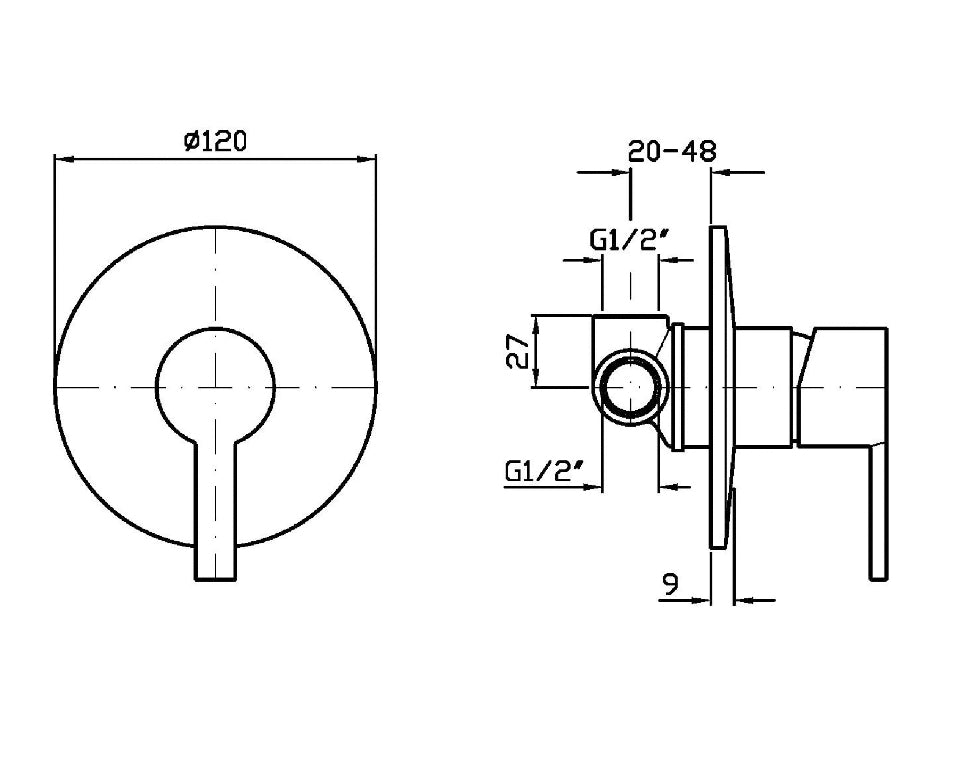 GILL SHOWER MIXER