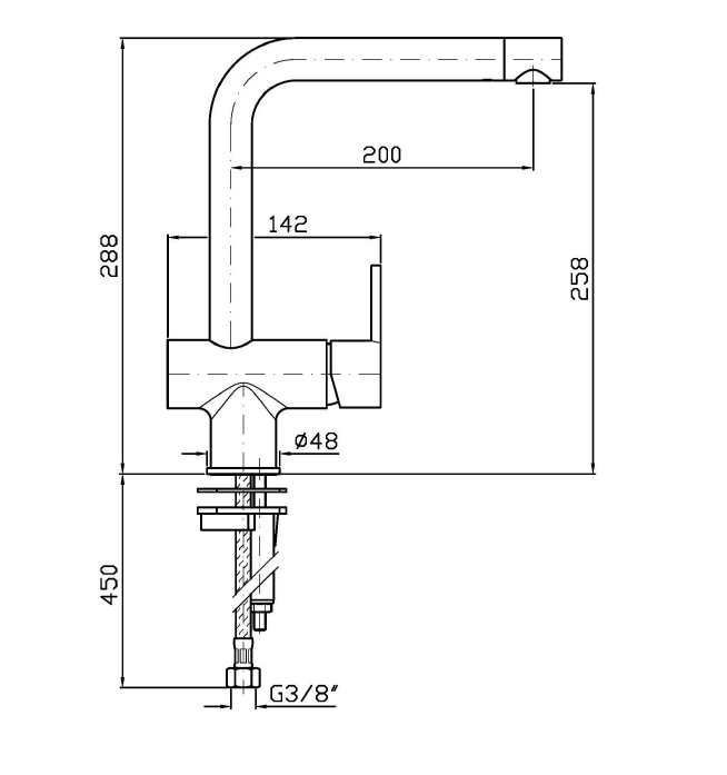 GILL KITCHEN MIXER