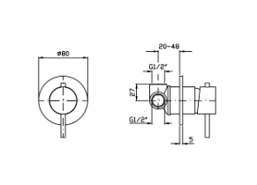 HELM SHOWER MIXER