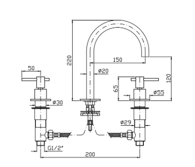 HELM 3TH BASIN MIXER