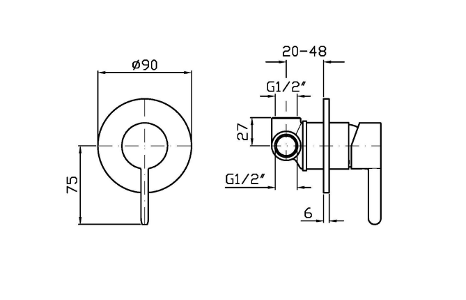 ISY22 SHOWER MIXER