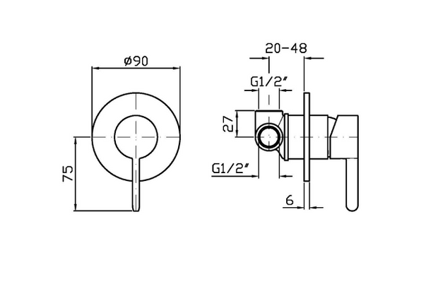 ISY22 SHOWER MIXER