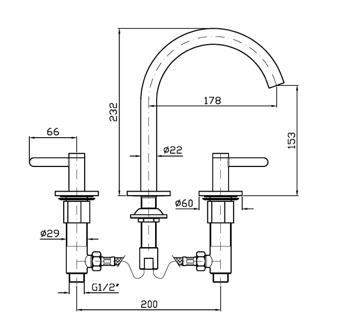 ISY22 3TH BASIN MIXER