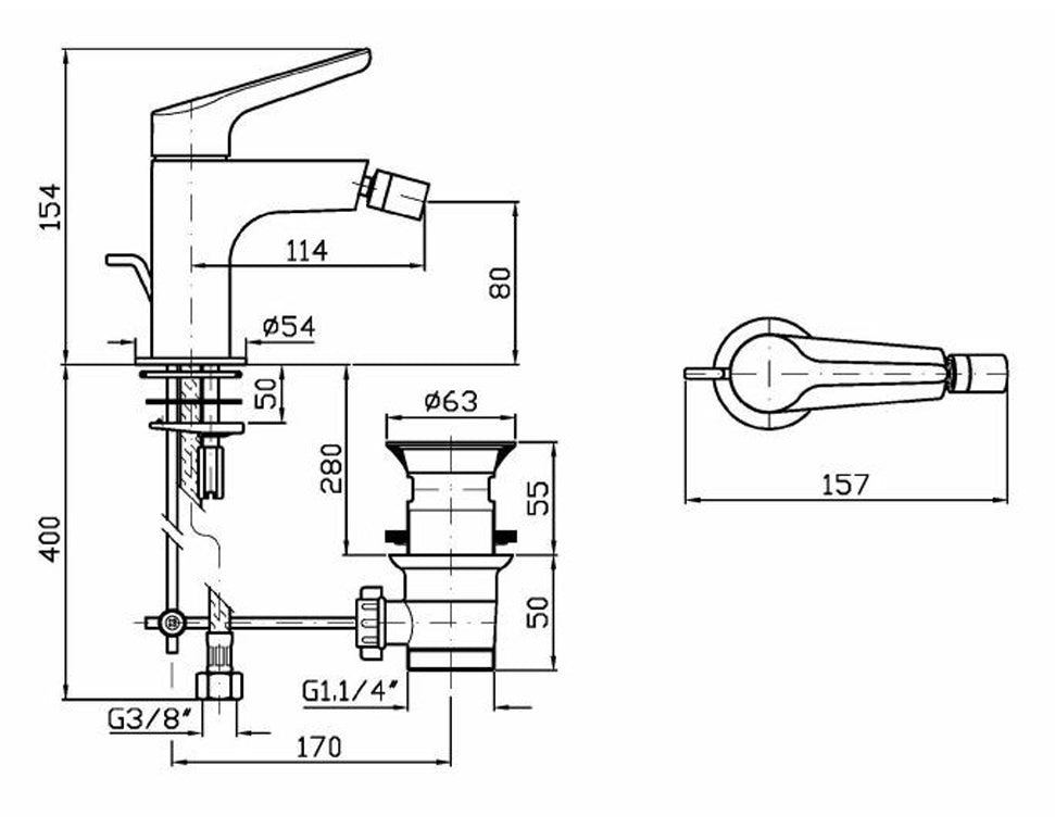 MEDAMEDA BIDET MIXER