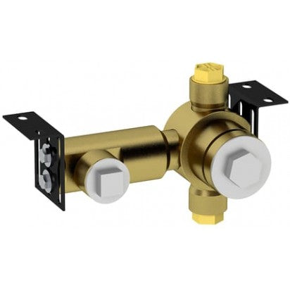 SAMUEL HEATH TWO HOLE WALL MOUNTED FILLER ROUGH, RIGHT HANDED