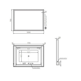ARRIVO LED MIRROR 1200