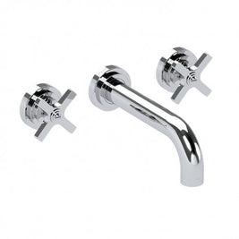 LANDMARK PURE 3TH WALL BASIN MIXER 180MM CROSS HANDLE