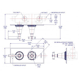 STYLE MODERNE THERMOSTATICSTATIC MIXER 1X STOP