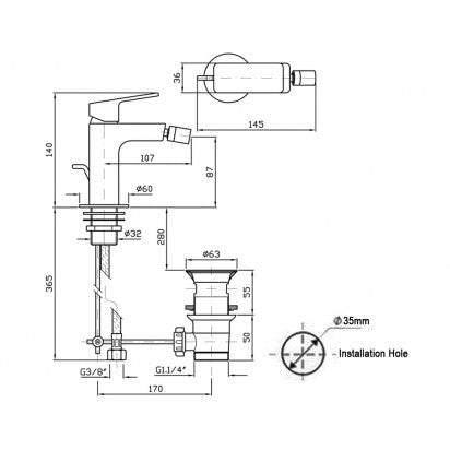 JINGLE BIDET MIXER
