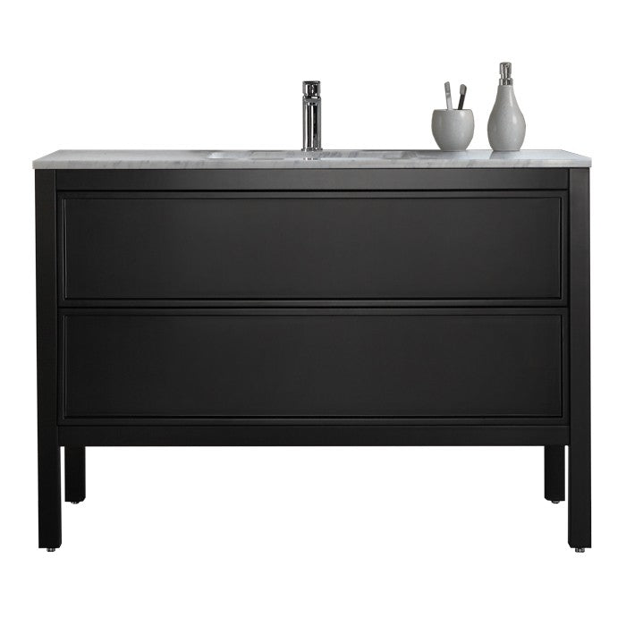 ARRIVO 1200 FLOOR VANITY W/ 1TH MARBLE TOP