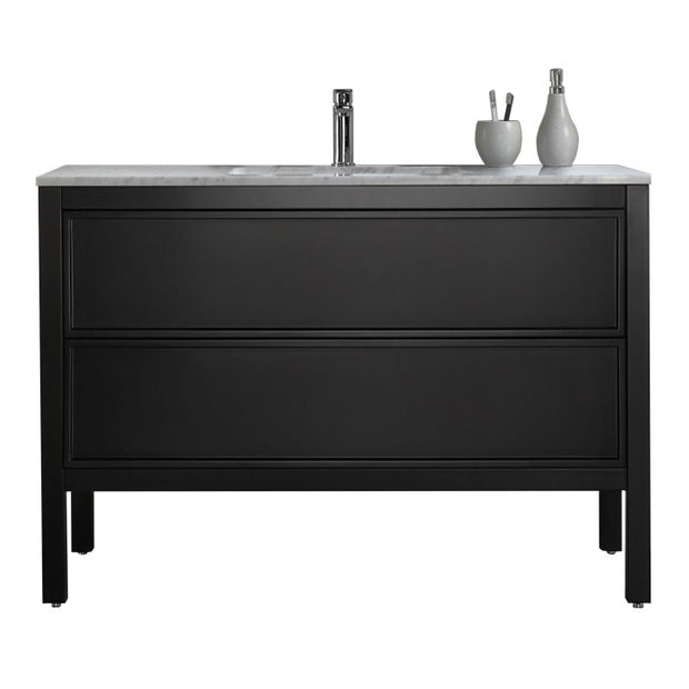 ARRIVO 1200 FLOOR VANITY W/ 1TH MARBLE TOP
