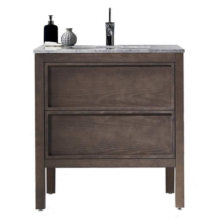 ARRIVO 800 FLOOR VANITY W/ 1TH MARBLE TOP