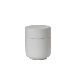 UME BATHROOM JAR WITH LID SOFT GREY