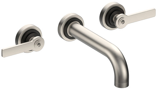 LANDMARK PURE 3TH WALL BASIN MIXER 180MM LEVER HANDLE